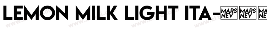 LEMON MILK Light Ita字体转换 LEMON MILK Light Ita字体转换